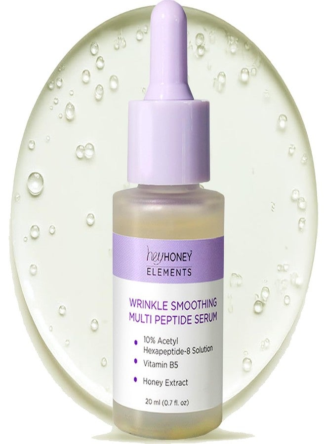 Hey Honey Wrinkle-Smoothing Multi-Peptide Serum | 10% Acetyl Hexapeptide-8 + Honey Extract & Vitamin B5, Visibly Reduce Fine Lines & Expression Wrinkles | 0.67 fl oz (20 mL) - Image 1